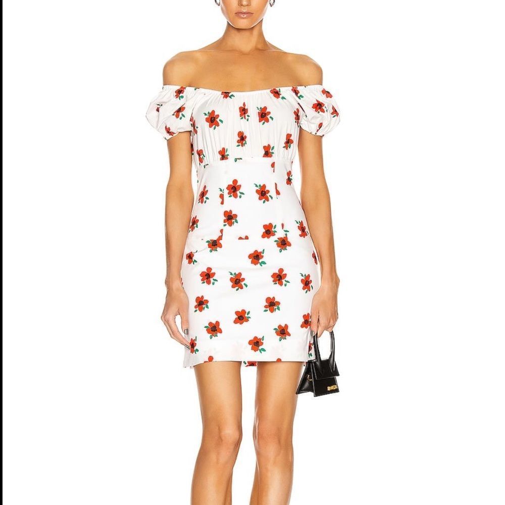 Caroline Constas New York calls mini dress floral size XS
